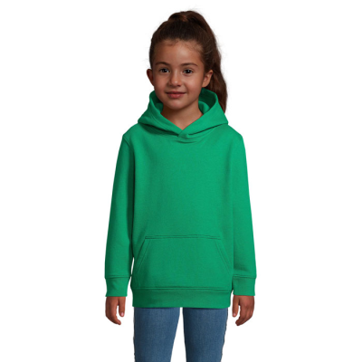 CONDOR CHILDRENS HOODED HOODY SWEAT in Green