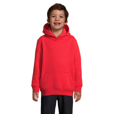 CONDOR CHILDRENS HOODED HOODY SWEAT in Red