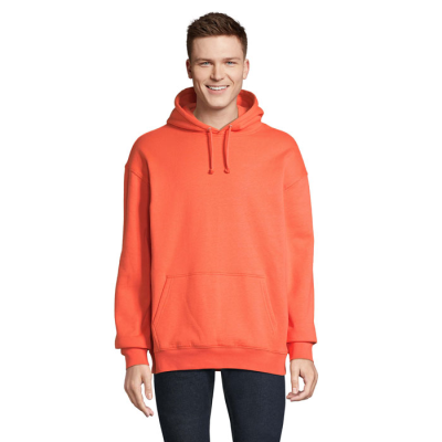 CONDOR UNISEX HOODED HOODY SWEAT in Orange