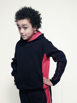 FINDEN & HALES CHILDRENS CONTRAST HOODED HOODY SWEATSHIRT