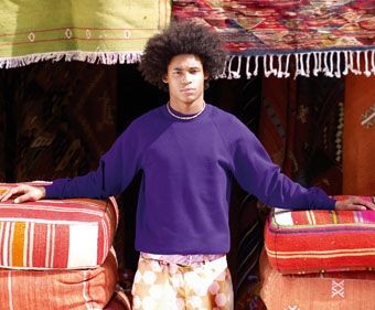 FRUIT OF THE LOOM RAGLAN SWEATSHIRT