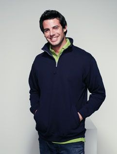 HENBURY ZIP NECK SWEATSHIRT
