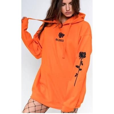 HOODED HOODY EMBROIDERED