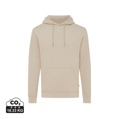 IQONIQ JASPER RECYCLED COTTON HOODED HOODY in Desert