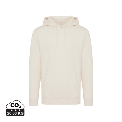 IQONIQ RILA LIGHTWEIGHT RECYCLED COTTON HOODED HOODY in Natural Raw