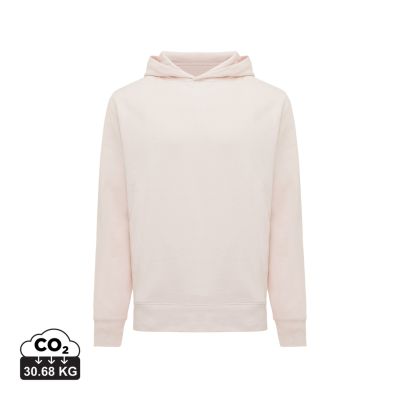 IQONIQ YENGO RECYCLED COTTON HOODED HOODY with Sidepockets in Cloud Pink