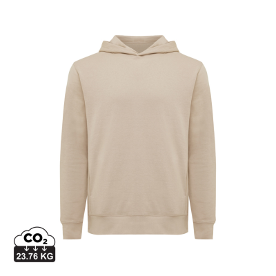 IQONIQ YENGO RECYCLED COTTON HOODED HOODY with Sidepockets in Desert