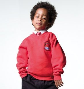 JERZEES CHILDRENS V NECK SWEATSHIRT