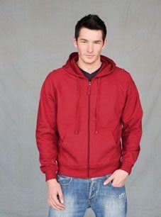 SKINNI FIT MEN ZIP HOODED HOODY SWEATSHIRT