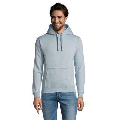 SPENCER HOODED HOODY SWEAT 280 in Blue
