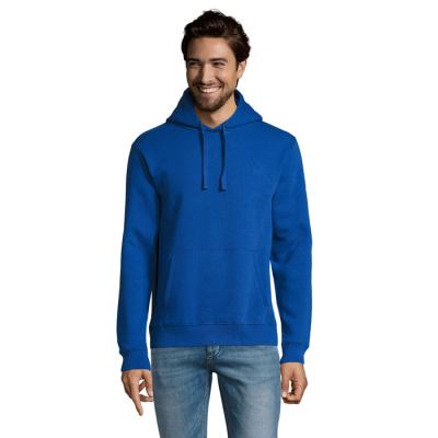 SPENCER HOODED HOODY SWEAT 280 in Blue