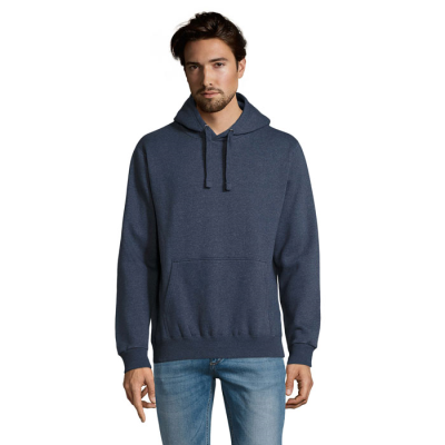 SPENCER HOODED HOODY SWEAT 280 in Blue