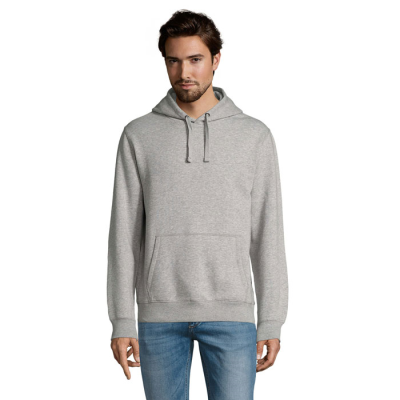 SPENCER HOODED HOODY SWEAT 280 in Grey