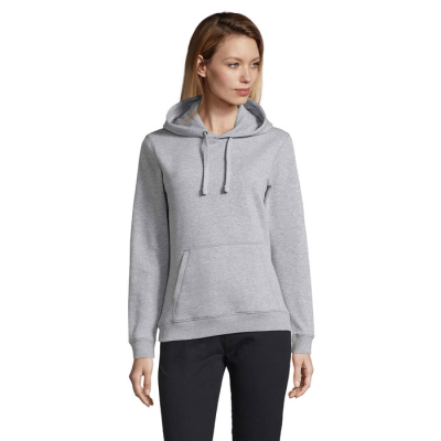 SPENCER LADIES HOODED HOODY SWEAT in Grey