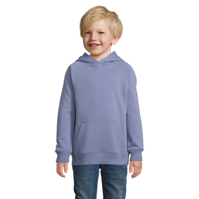 STELLAR CHILDRENS HOODED HOODY SWEAT in Blue