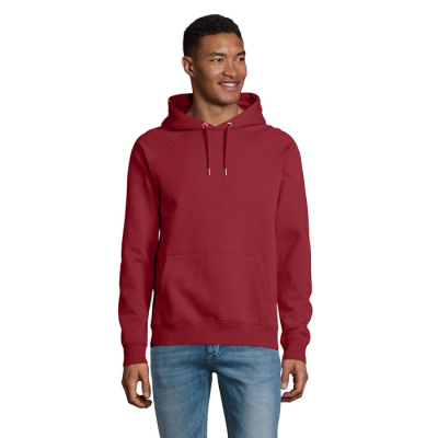 STELLAR UNISEX HOODED HOODY SWEAT in Brown