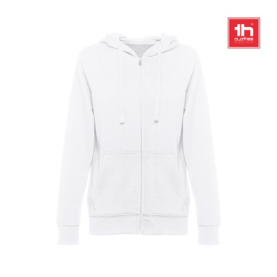 THC AMSTERDAM LADIES WH WOMENS HOODED HOODY FULL ZIP SWEATSHIRT