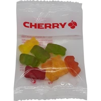 10G OF ORIGINAL HARIBO JELLY SHAPE SWEETS with White or Clear Bag