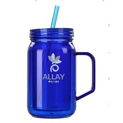 20 OZ CANDY JAR TUMBLER with Handle