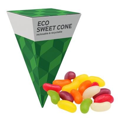 ECO SWEETS CONE PYRAMID - JELLY BEANS - 60G