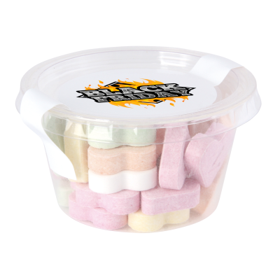 ECO SWEETS TUB with Fruit Heart Sweets in Neutral