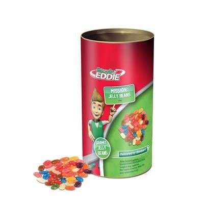 GOURMET FLAVOURED JELLY BEANS in a Personalised Teeny Tube 100G