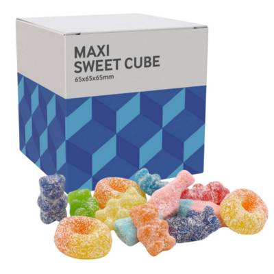 LARGE SWEETS CUBE - FIZZY VEGAN MIX - 60G