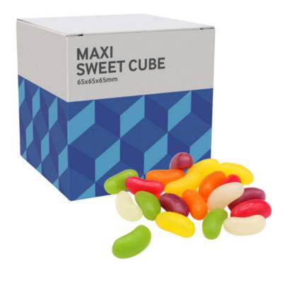 LARGE SWEETS CUBE - JELLY BEANS - 60G