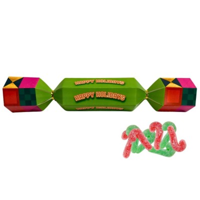 LUXURY CHRISTMAS SWEETS CRACKER - VEGAN CANDY CANES - 60G