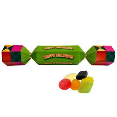 LUXURY CHRISTMAS SWEETS CRACKER - WINE GUMS - 60G