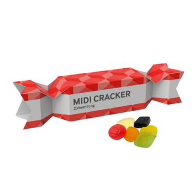 MEDIUM CHRISTMAS SWEETS CRACKER - WINE GUMS - 40G