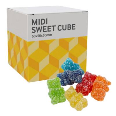 MEDIUM SWEETS CUBE - FIZZY VEGAN BEARS - 40G