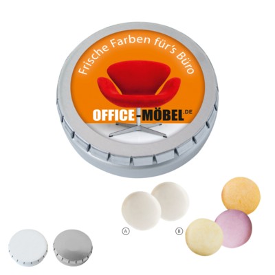 MINI CLIC CLAC TIN with Mentos, 50g - PROMOTIONAL CORPORATE GIFT