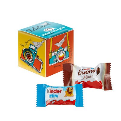 MINI PROMO-CUBE with Kinder Chocolate Mini & Kinder Bueno Mini