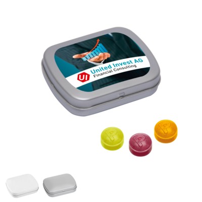 MINI TIN with Hinged Lid with Pulmoll Pastilles
