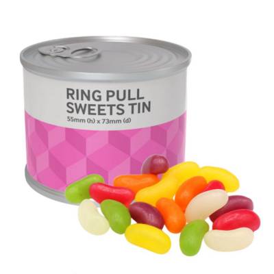 RING PULL SWEETS CAN - JELLY BEANS - 50G