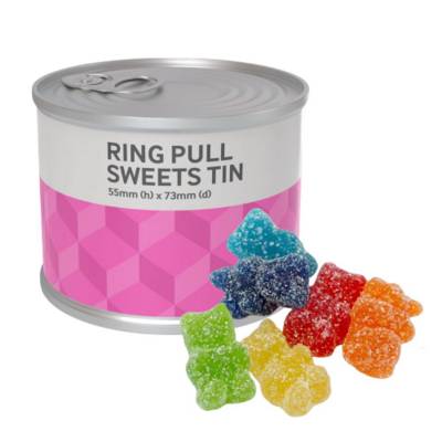 RING PULL SWEETS CAN - VEGAN FIZZY BEARS- 50G