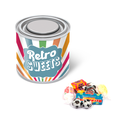 SMALL PAINT TIN - RETRO SWEETS