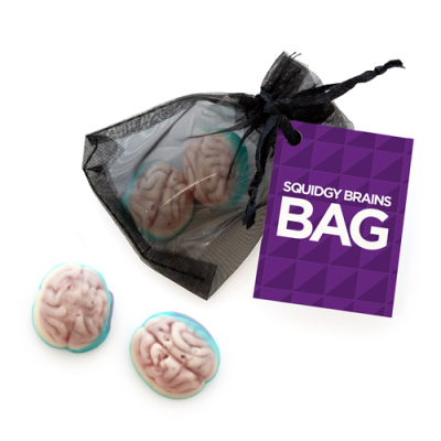 SQUIDGY BRAINS ORGANZA BAG