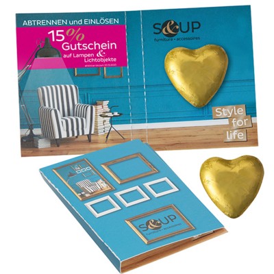 SWEETS WRAP with Chocolate Heart Standard Motif