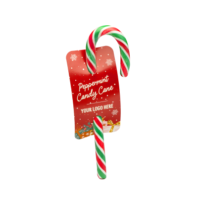 WINTER COLLECTION - ECO INFO CARD - PEPPERMINT CANDY CANE