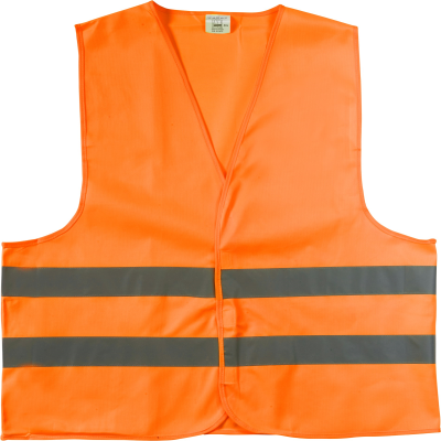 HIGH VISIBILITY SAFETY JACKET in Orange