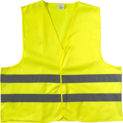 HIGH VISIBILITY SAFETY JACKET in Yellow