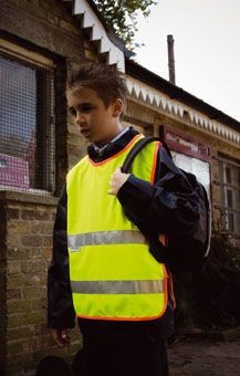 RESULT CHILDRENS SAFEGUARD HIGH VISIBILITY REFLECTIVE TABARD