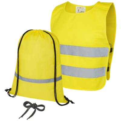 RFX™ INGEBORG SAFETY AND VISIBILITY SET FOR CHILDEREN 7-12 YEARS in Neon Fluorescent Yellow