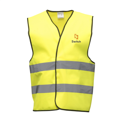 SAFETY REFLEX VEST in Neon Fluorescent Fluorescent Yellow