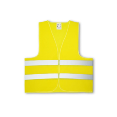YELLOWSTONE POLYESTER HIGH-VISIBILITY WAISTCOAT in Yellow