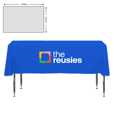 PREMIUM FABRIC TABLE CLOTH - 138X229CM (5FT TABLE - SHORT DROP)