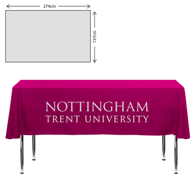 PREMIUM FABRIC TABLE CLOTH - 138X275CM (6FT TABLE - SHORT DROP)