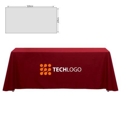 PREMIUM FABRIC TABLE CLOTH - 229X320CM (6FT TABLE - FULL DROP)